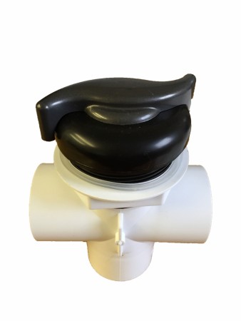 2 inch Water Diverter Black Wave